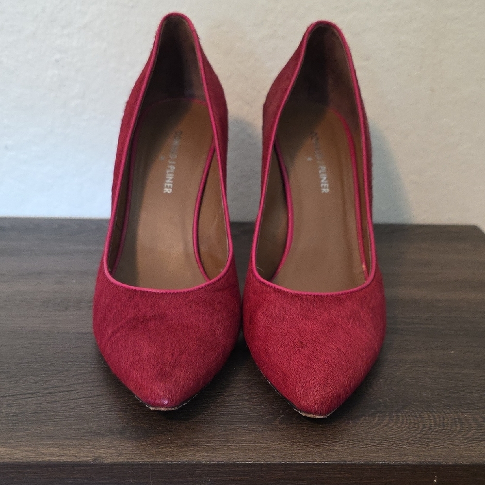 Donald J. Pliner Red Heels Suede Classic